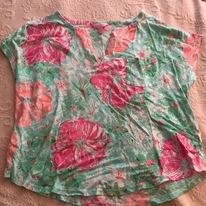 L Lilly Pulitzer Short Sleeve Top